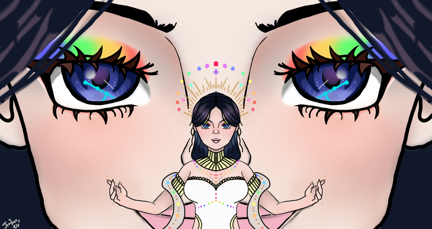HalfBody Banner Genevieve